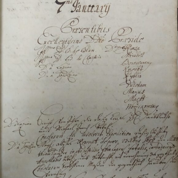 Protokoly velkého senátu královské apelace z roku 1689